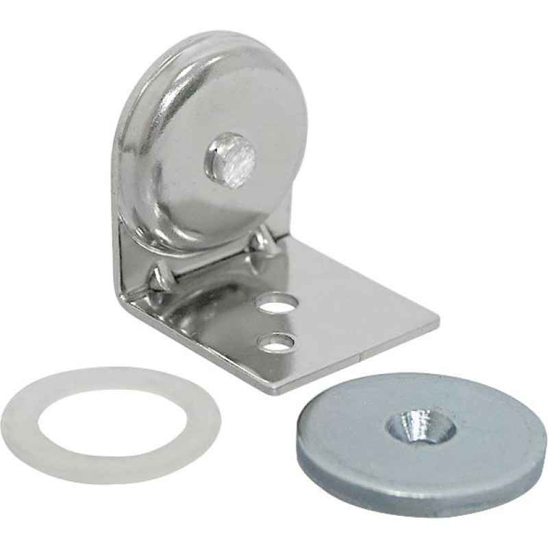 Фиксатор магнитный для двери Homer 31*28*31мм, нерж.сталь 003687