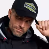 Кепка-бейсболка Finntrail Cap 9611 Graphite/Yellow, хлопок, черный/желтый, размер универсальный