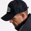 Кепка-бейсболка Finntrail Cap 9611 Graphite/Yellow, хлопок, черный/желтый, размер универсальный