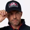 Кепка-бейсболка Finntrail Cap 9611 Graphite/Red, хлопок, черный/красный, размер универсальный
