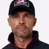 Кепка-бейсболка Finntrail Cap 9611 Graphite/Red, хлопок, черный/красный, размер универсальный