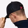 Кепка-бейсболка Finntrail Cap 9611 Graphite/Red, хлопок, черный/красный, размер универсальный