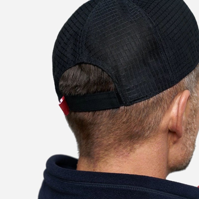 Кепка-бейсболка Finntrail Cap 9611 Graphite/Red, хлопок, черный/красный, размер универсальный