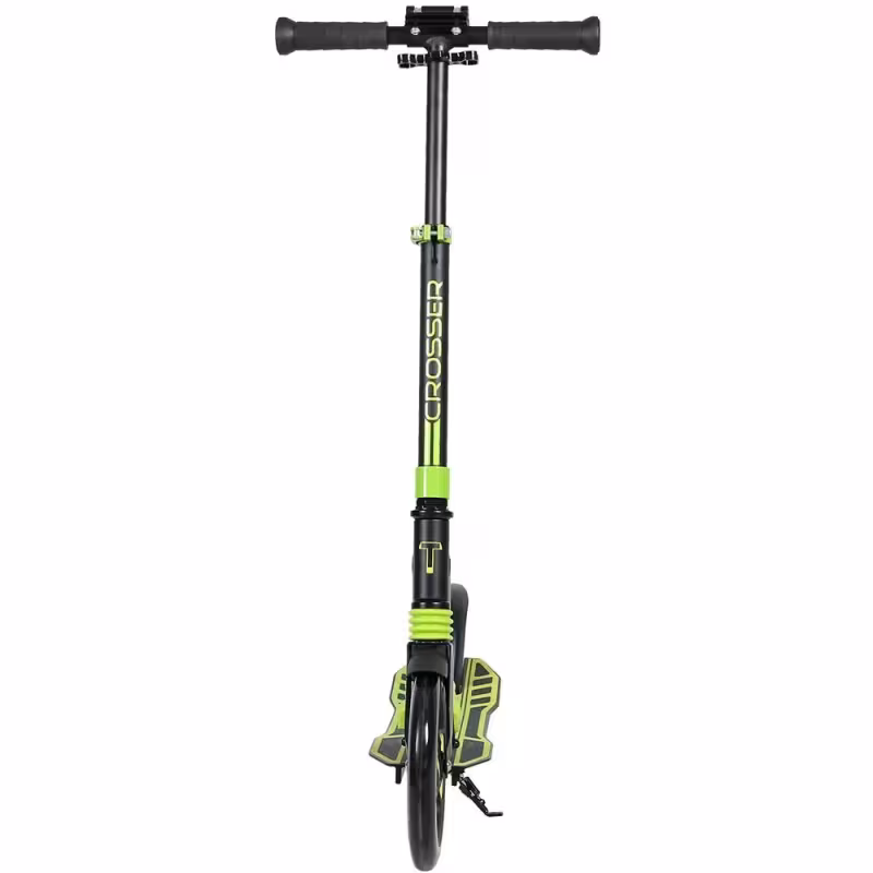 Самокат Tech Team Crosser, черный/зеленый