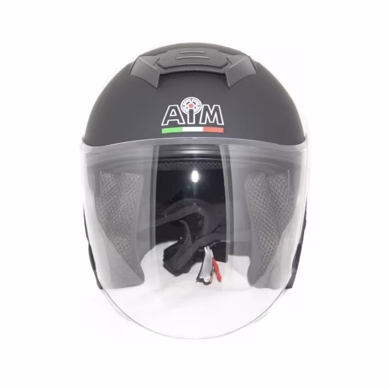 Мотошлем AiM JK526 Black Matt, черный матовый, размер XL