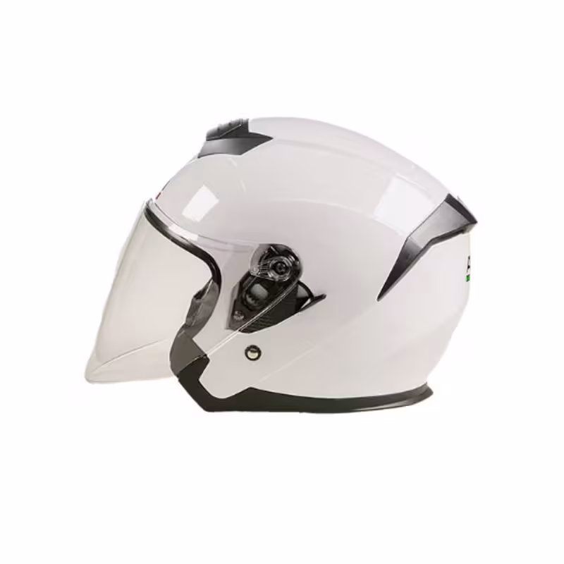 Мотошлем AiM JK526 White Glossy, белый глянцевый, размер L