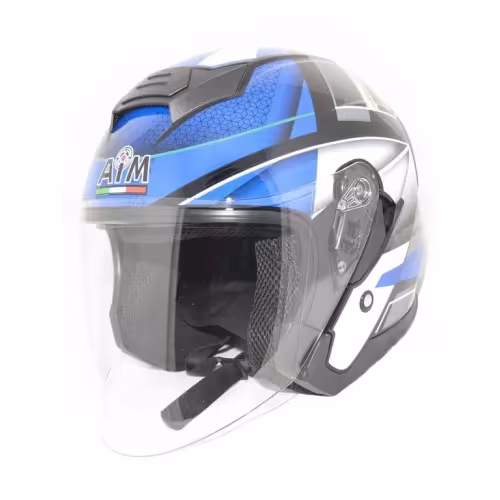 Мотошлем AiM JK526, Blue/Red/Black, синий/красный/черный, размер L