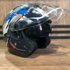 Мотошлем AiM JK526, Blue/Red/Black, синий/красный/черный, размер XL