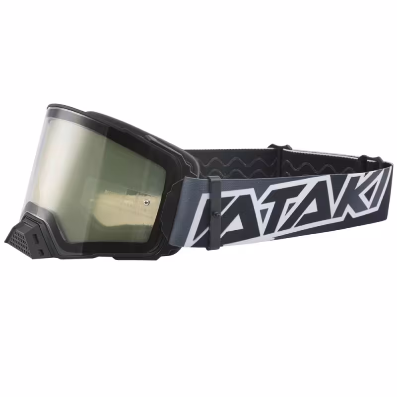 Мотоочки Ataki Prime, черный/прозрачный