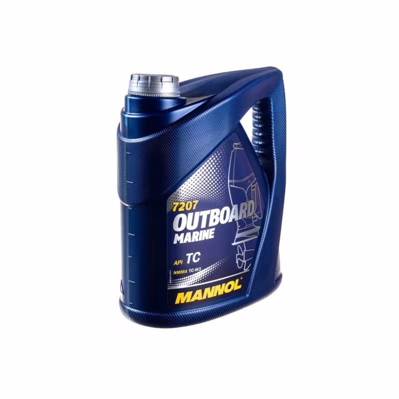 Масло моторное полусинтетическое для 2Т лодочных моторов Mannol Outboard Marine 1428, 4 л