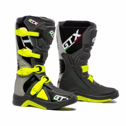 Мотоботы GTX MX, серый/салатовый, размер 43