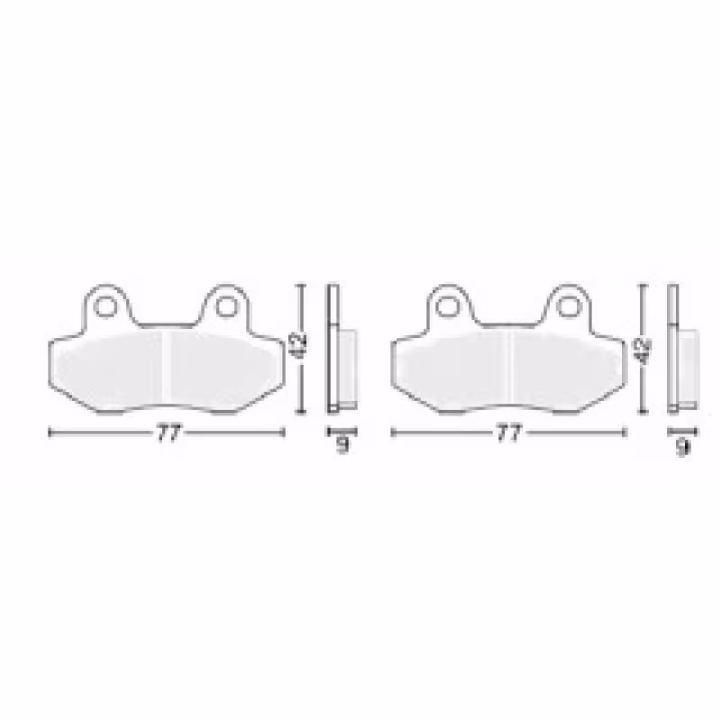 Колодки тормозные дисковые X-TECH #1 полуметаллические