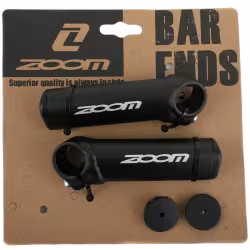 Рога на руль Zoom MT-A27 алюминиевые, 100 мм, Lock On, черный