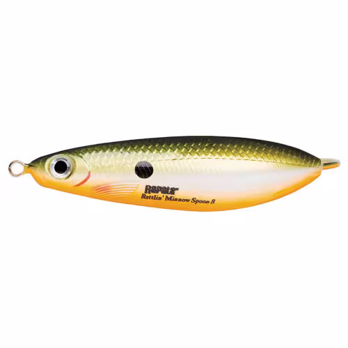 Блесна незацепляйка Rapala Rattlin' Minnow Spoon 08 /RFSH
