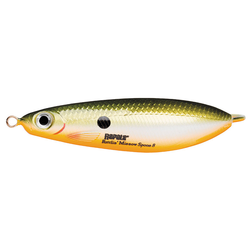 Блесна незацепляйка Rapala Rattlin' Minnow Spoon 08 /RFSH