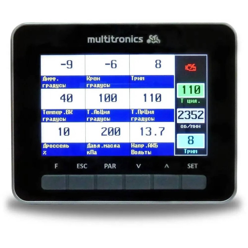 Бортовой компьютер Multitronics CL-950, черный (разъем Hidea/Parsun NMEA)