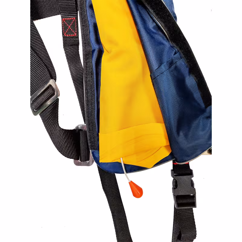 Жилет страховочный надувной Мореман Комфорт, 150 N, синий