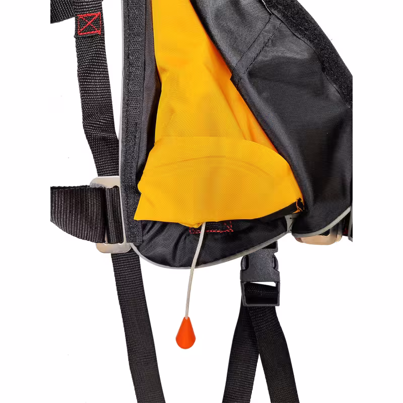 Жилет страховочный надувной  Мореман Комфорт, 150 N, черный