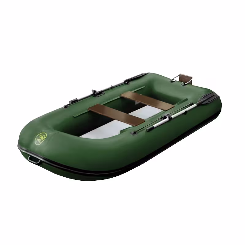 Надувная лодка ПВХ Flinc ВoatМaster Самурай 300SA, НДНД, оливковый