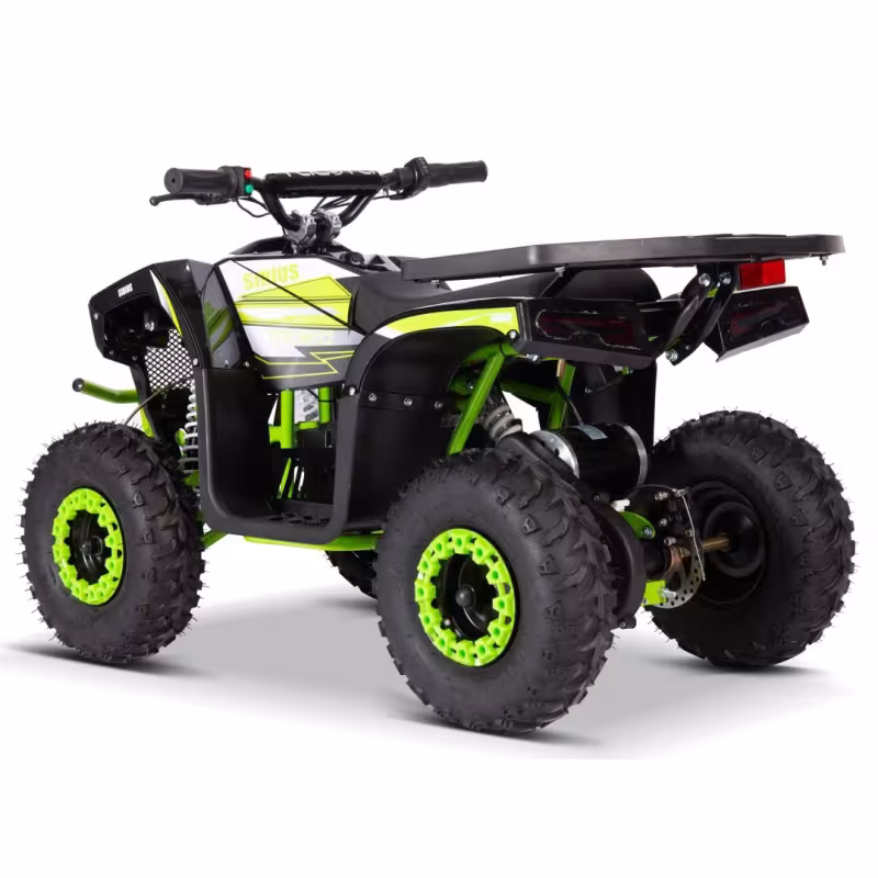 Комплект запчастей для сборки детского аккумуляторного квадроцикла Yacota Sirius 1000W, черный/зеленый