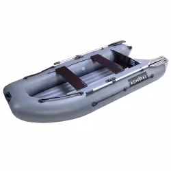 Лодка надувная ПВХ Адмирал 290, НДНД, серый/черный