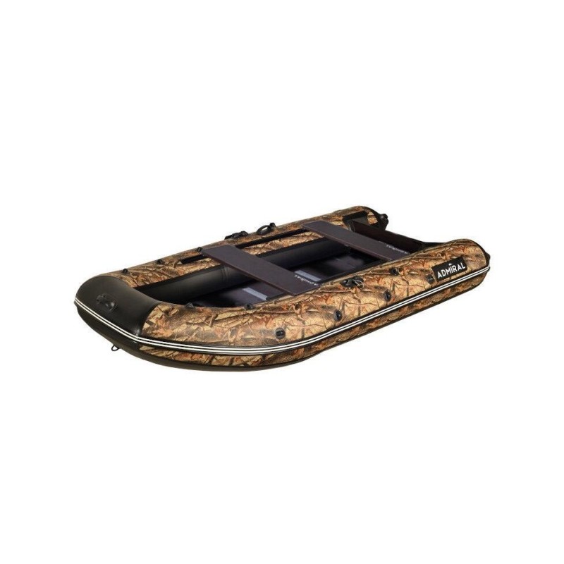 Надувная лодка ПВХ Адмирал 305 Classic, пайол фанерный, камыш