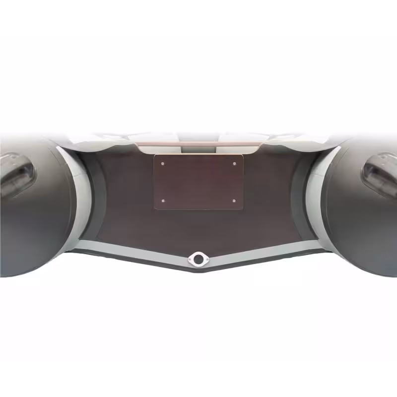 Надувная лодка ПВХ Адмирал 360 Sport, пайол фанерный, серый-черный