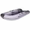 Надувная лодка ПВХ Адмирал 360 Sport, пайол фанерный, серый-черный