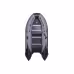 Надувная лодка ПВХ Адмирал 360 Sport, пайол фанерный, серый-черный