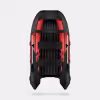 Надувная лодка ПВХ Gladiator E420X, НДНД, красный/черный