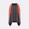 Надувная лодка ПВХ Gladiator E420X, НДНД, красный/черный
