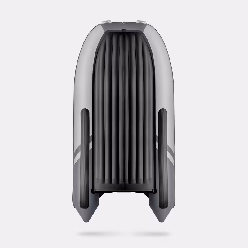 Лодка надувная ПВХ Gladiator E450S, НДНД, cветло-серый/темно-серый