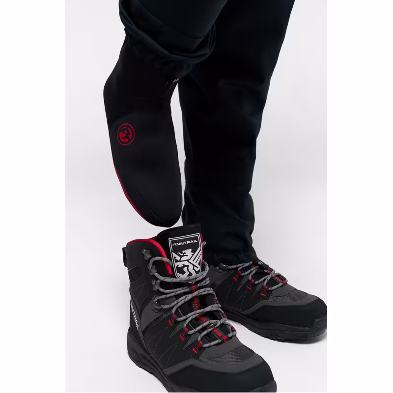 Полукомбинезон-вейдерсы Finntrail Enduro 1539, мембрана Hard-Tex, черный, размер 50-52 (LL), 185-195 см