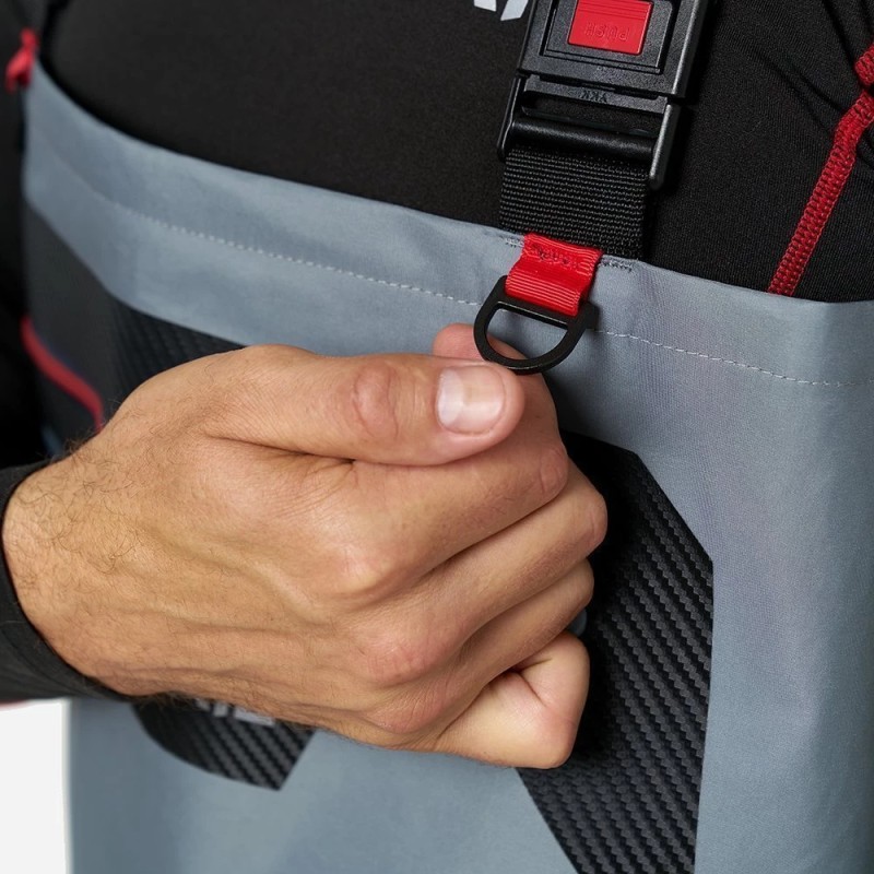 Полукомбинезон-вейдерсы Finntrail Airman 5260, мембрана Hard-Tex, серый,  размер XXL/45, 185-195 см