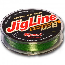 Шнур плетеный Momo Jig Line MX8 Super Silk, 0,16 мм, 13,0 кг, 100 м, хаки