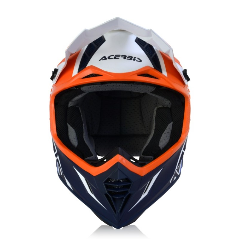 Мотошлем Acerbis X-Track Orange/Blue, оранжевый/синий, размер M 