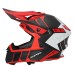 Мотошлем Acerbis X-Track Black/Red, красный/черный/белый, размер L