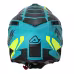 Мотошлем Acerbis X-Track Green/Black, бирюзовый/черный, размер M 