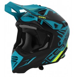 Шлем Acerbis X-Track Green/Black, бирюзовый/черный, размер L
