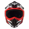 Мотошлем Acerbis Profile 5, белый/красный, размер L