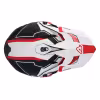 Мотошлем Acerbis Profile 5, белый/красный, размер XL