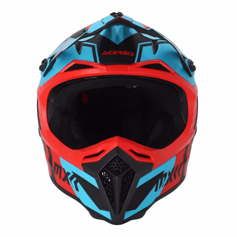 Мотошлем Acerbis Profile 5, красный/синий, размер M