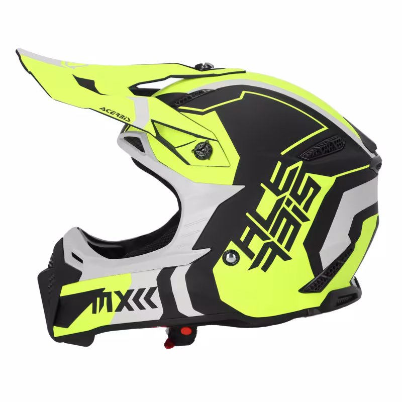 Мотошлем Acerbis Profile 5, черный/желтый, размер L