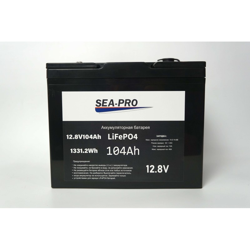 Аккумулятор Sea-Pro LiFePo4,104Ah, 12.8V