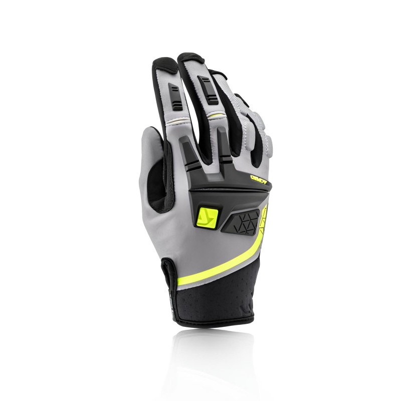 Мотоперчатки Acerbis X-Enduro Black/Yellow, серый/черный, размер M