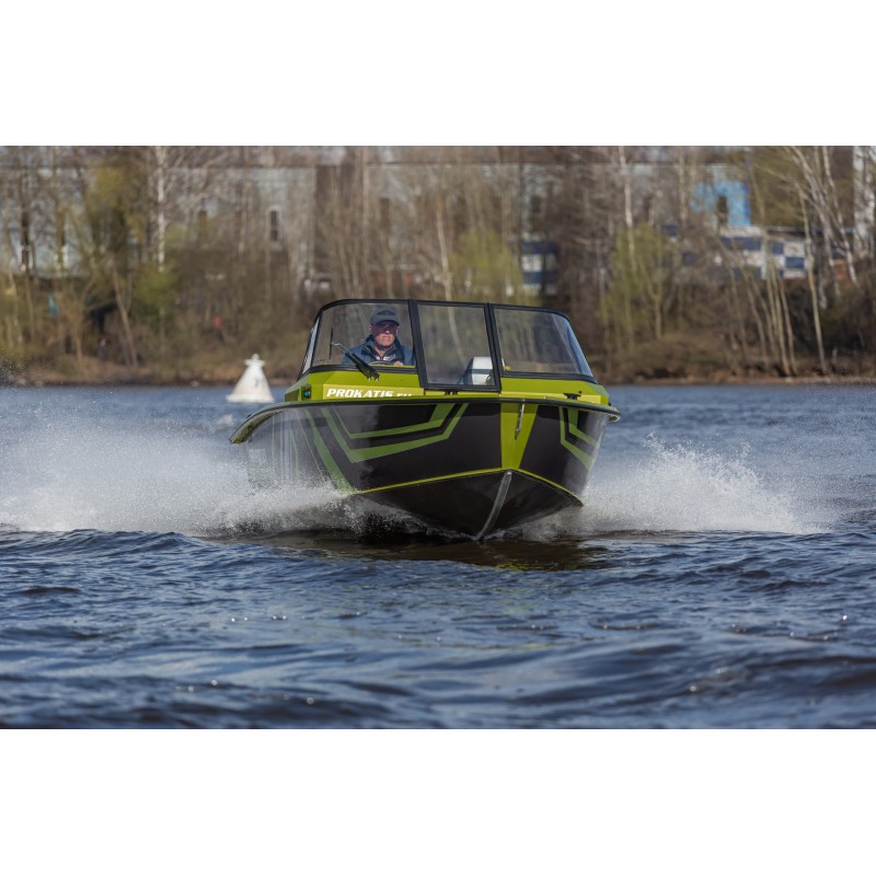 Лодка алюминиевая Волжанка FishPRO Х3 с мотором Yamer EF100