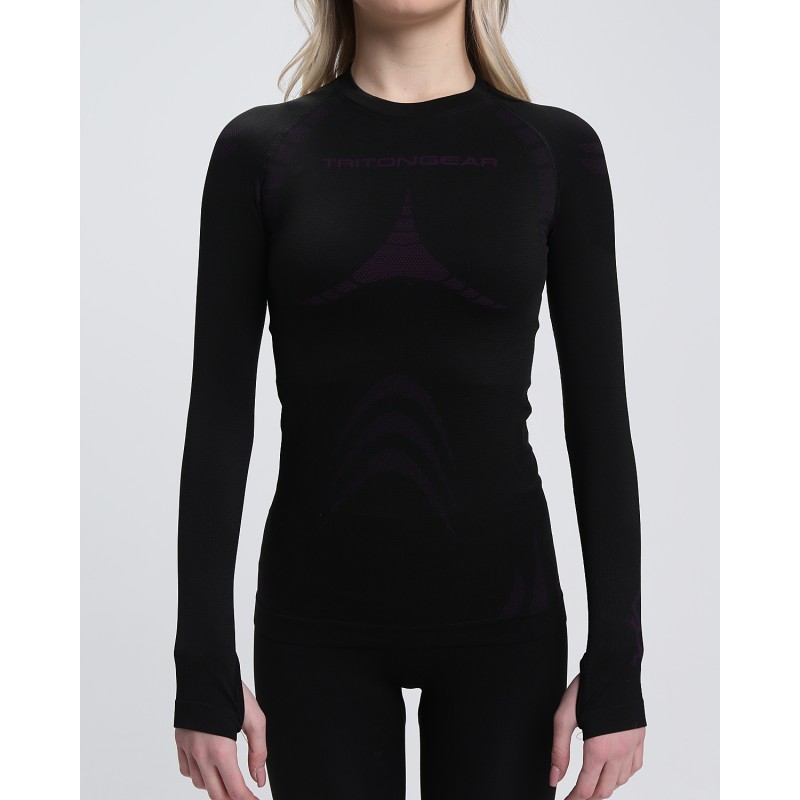 Комплект термобелья женский Triton Gear Full Energy Women, черный, размер XL