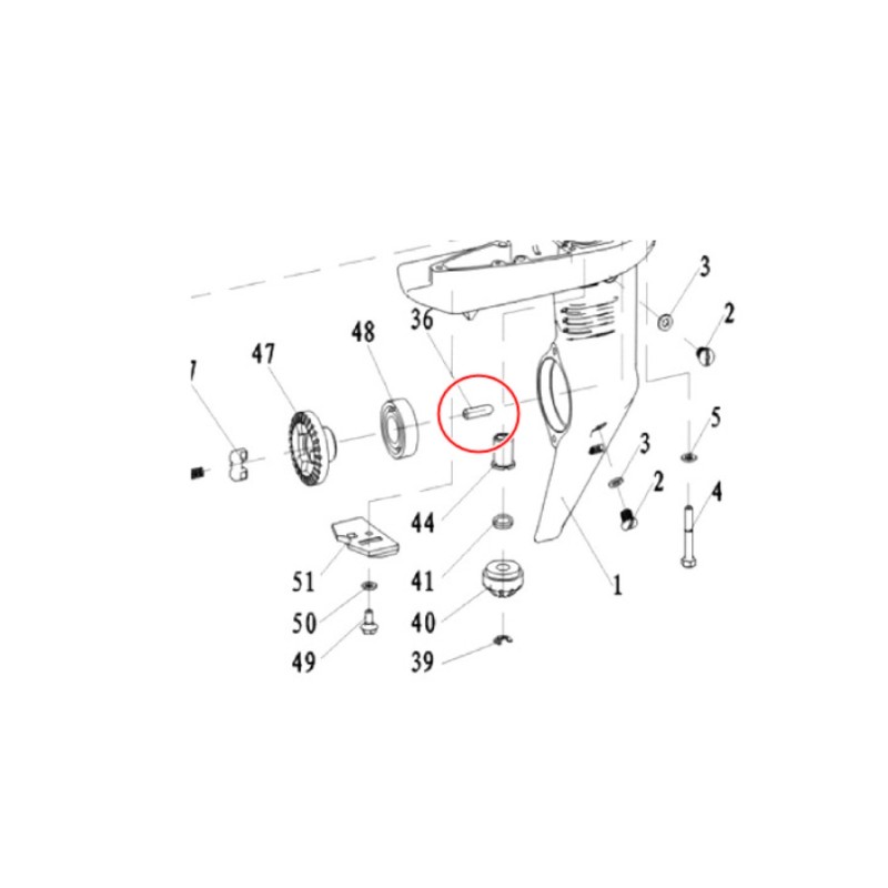 Поршень включения передач Hidea HDEF 60, F60-06.00.00.04