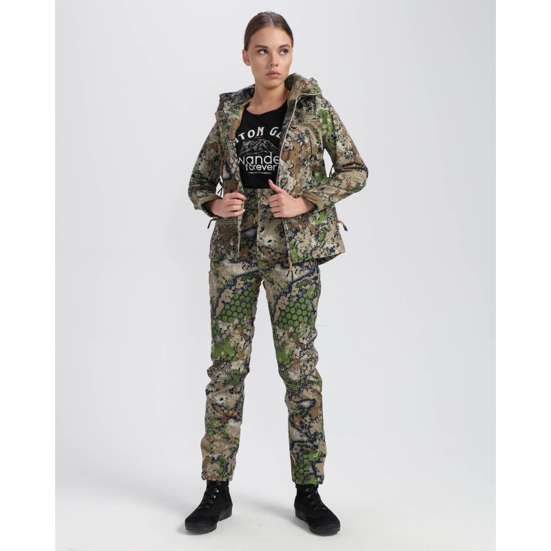 Костюм женский Triton Pro-5, ткань Soft Shell, Forest Green, размер 48-50, 158-164 см