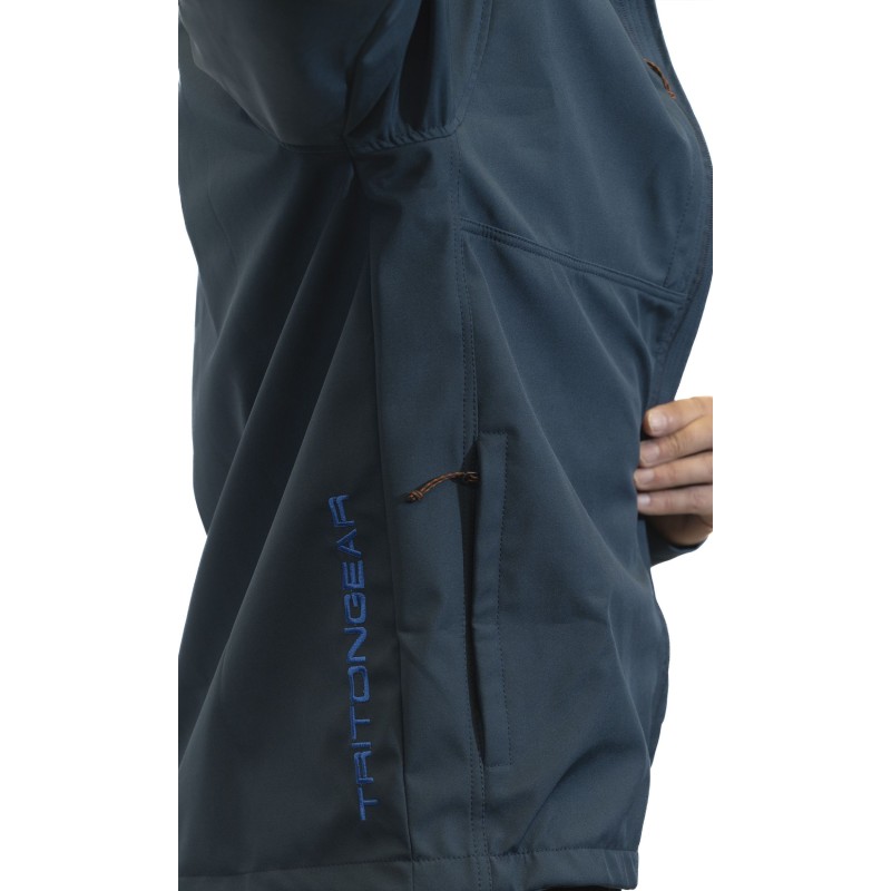 Куртка мужская Triton Gear Ridge, ткань Софтшелл, синий, размер XL